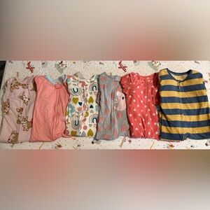 Long sleeve Footed pajamas Carter’s Just one you  size 2t